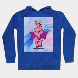 Dancing Ballerina Ballet Hippopotamus Hoodie